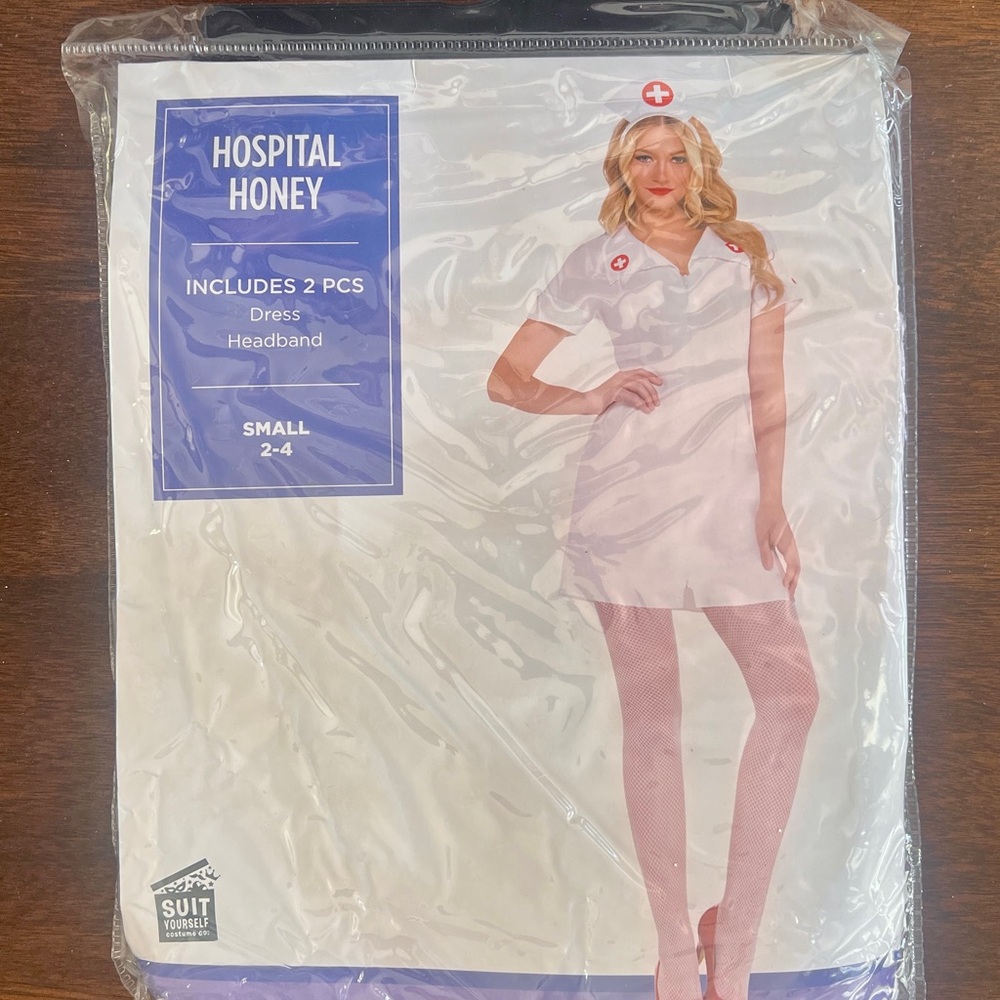 Party City Hospital Honey Nurse Costume Size Small